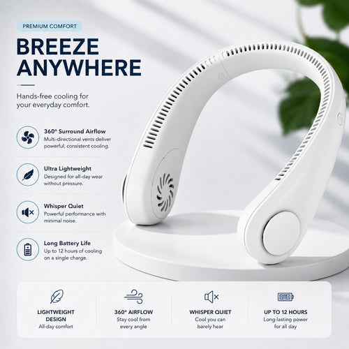 NeckFan™ – Neck Fan – Portable Cooling Anywhere