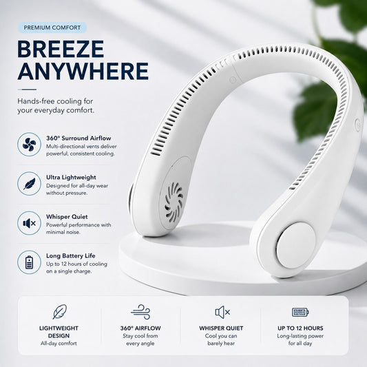 NeckFan™ – Neck Fan – Portable Cooling Anywhere