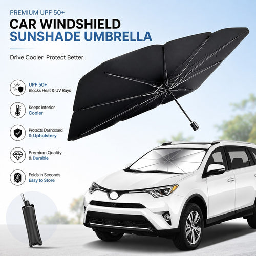 Foldable Car Windshield Sun Shade Umbrella