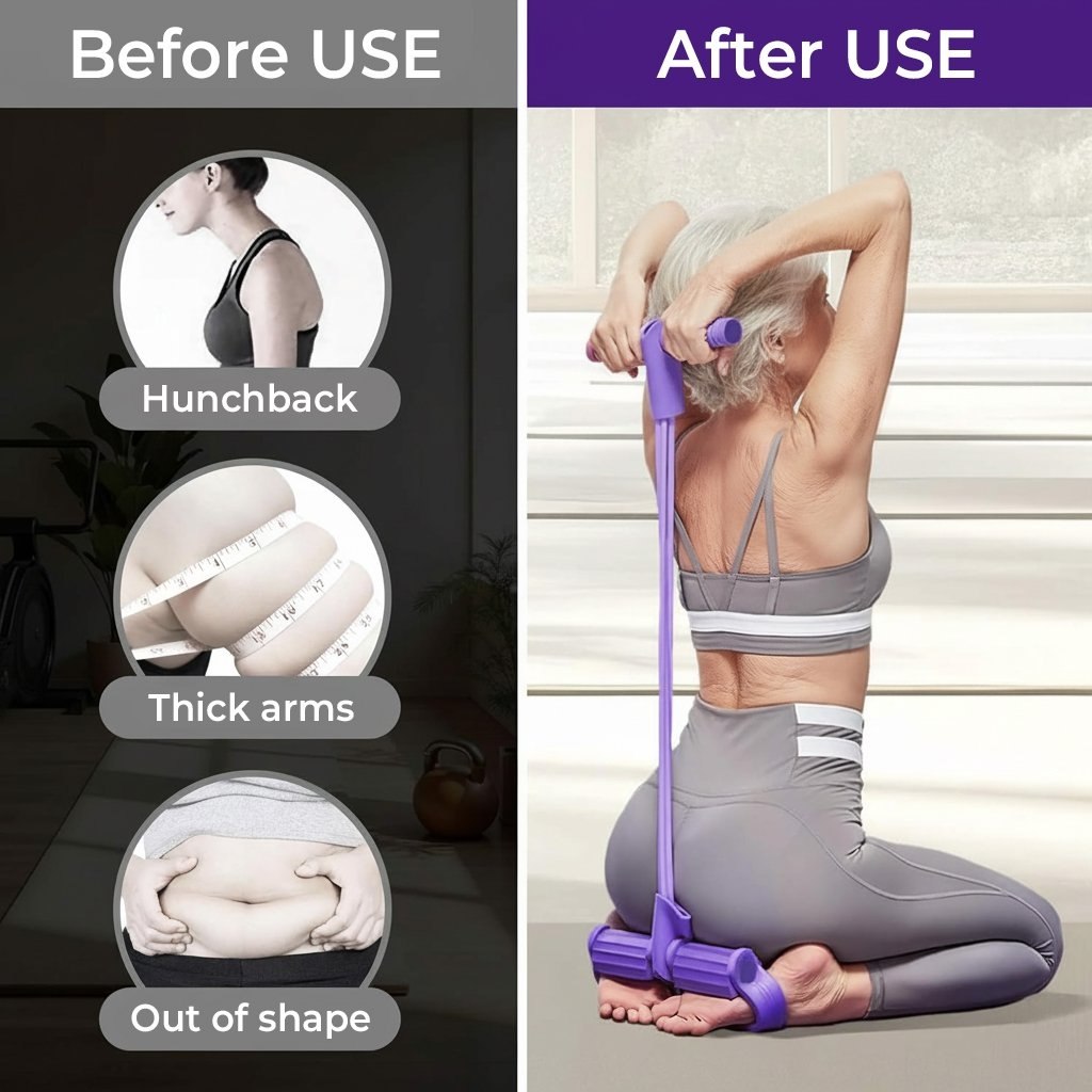 Multifunction Pedal Resistance Band Trainer