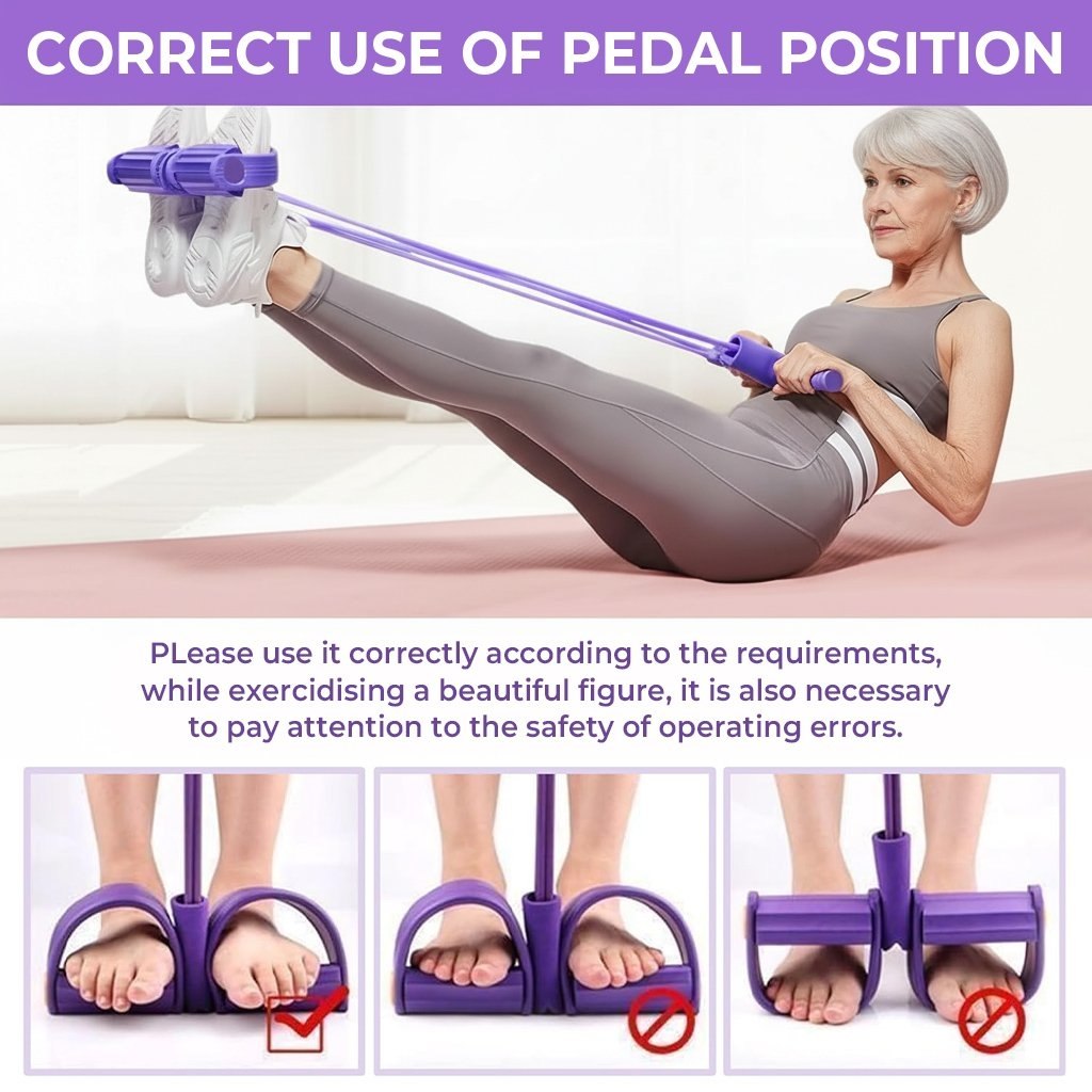 Multifunction Pedal Resistance Band Trainer