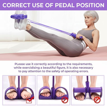 Multifunction Pedal Resistance Band Trainer