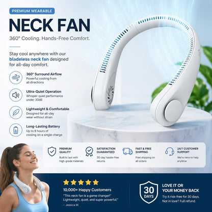 NeckFan™ – Neck Fan – Portable Cooling Anywhere